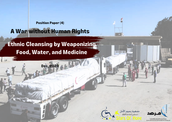 Ethnic Cleansing by Weaponizing Food, Water, and Medicine