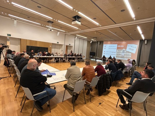 المرصد ينظم ورشة عمل لعرض نتائج دراسة: "100 عام من العمل النقابي في فلسطين: تقييم الممارسات الديمقراطية وحوكمة التنظيم النقابي”