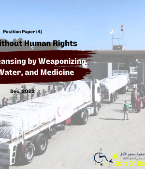 Ethnic Cleansing by Weaponizing Food, Water, and Medicine