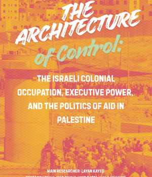 The Architecture of Control: The Israeli Colonial Occupation, Executive Power, and the Politics of Aid in Palestine
